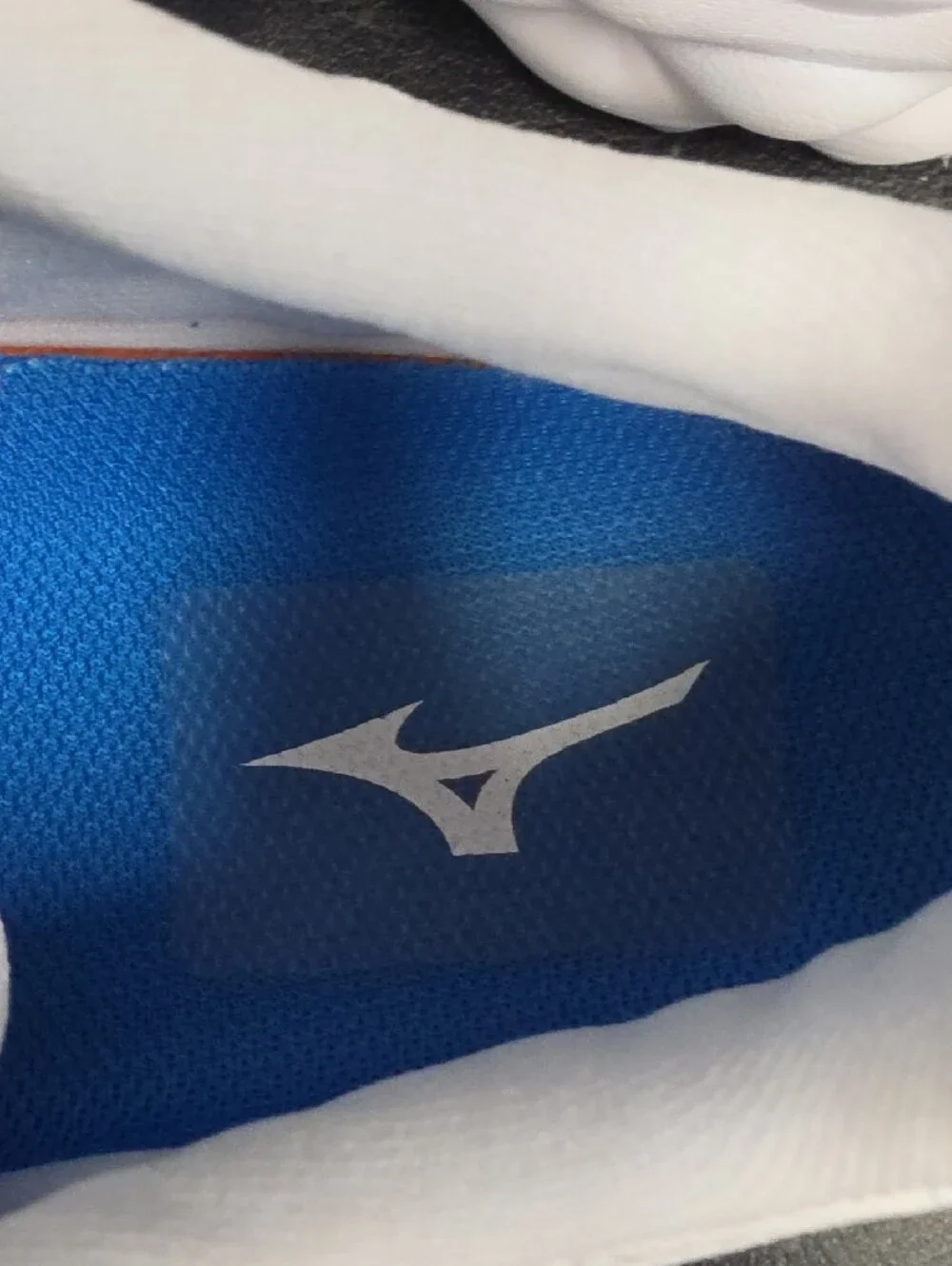 Mizuno Women's White & Blue Athletic Running Sneakers
